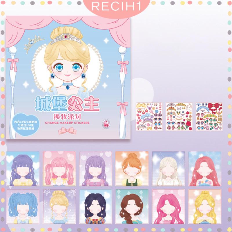 Bộ Sách Hoạt Động Làm Mặt Kèm 12 Trang Và 100 Miếng Dán Vui Nhộn Làm Quà Sinh Nhật Cho Bé Gái