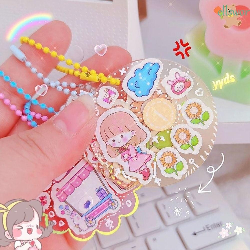 Bộ Thẻ Goo Goo Kèm Móc Khóa Trang Trí Sổ Tay / Album Ảnh DIY