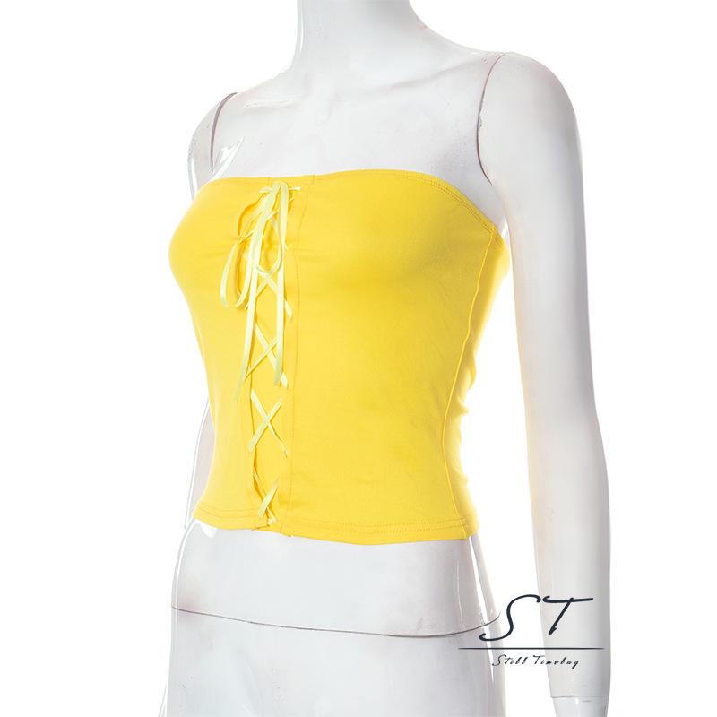 Áo Lửng Không Tay CY03 Thời Trang Quyến Rũ Dành Cho Nữ