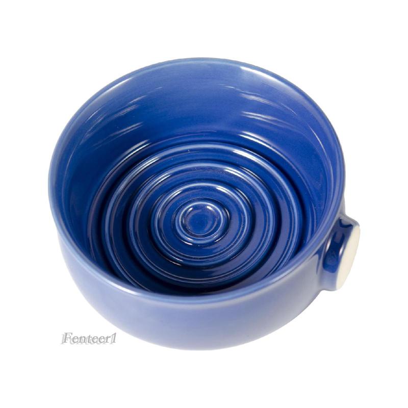 1] Chén Sứ Đựng Xà Phòng / Kem Cạo Râu Miệng Rộng