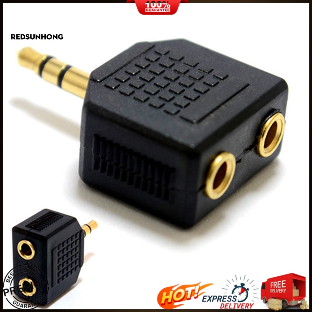 Bộ Chia Âm Thanh 3.5mm Từ 1 Thành 2 Cổng Chuyên Dụng Cho Tai Nghe
