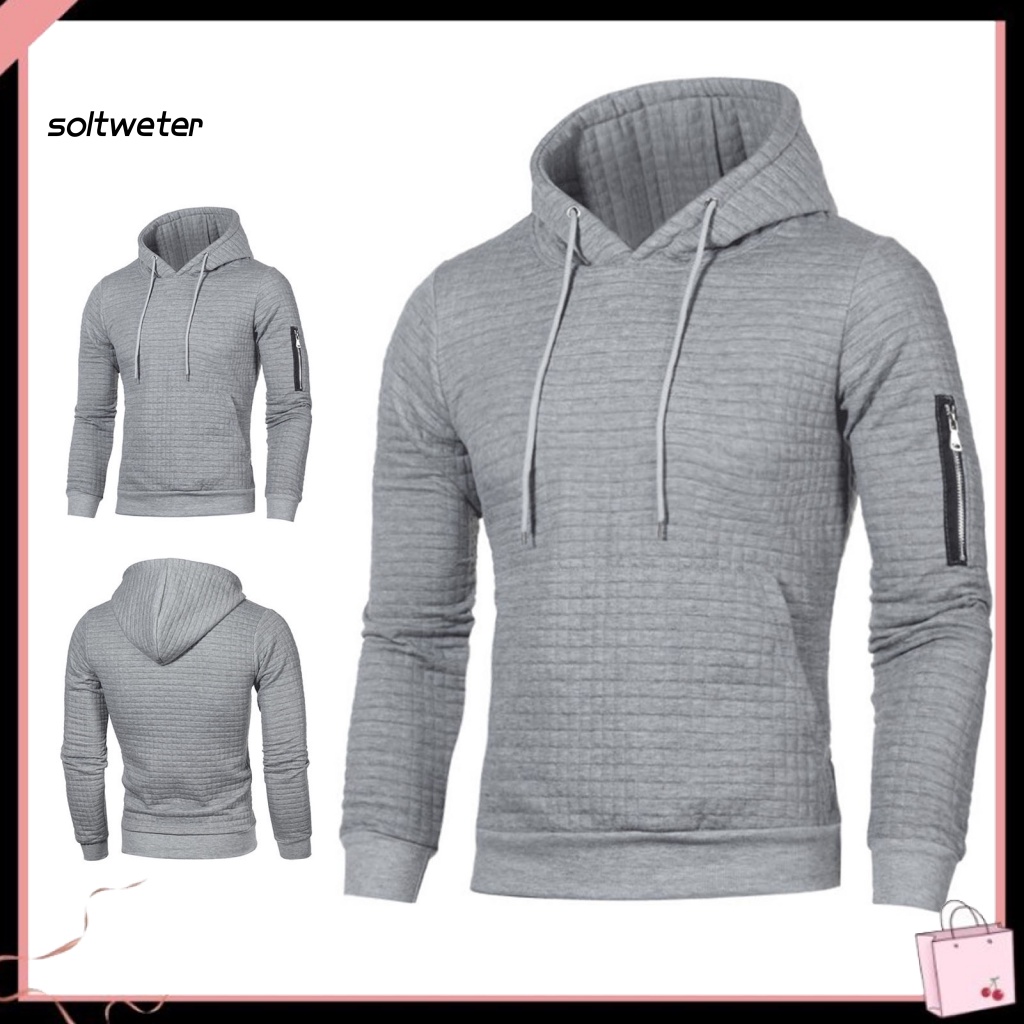 Áo Hoodie Rút Dây Màu Sắc Thời Trang Mùa Xuân Cho Nam