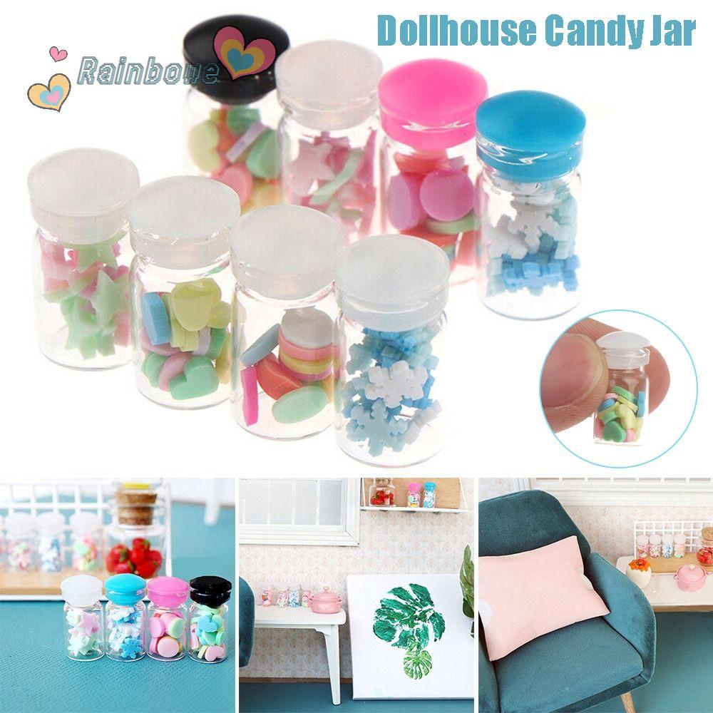 Set 4 Hũ Kẹo Mini Trang Trí Nhà Búp Bê