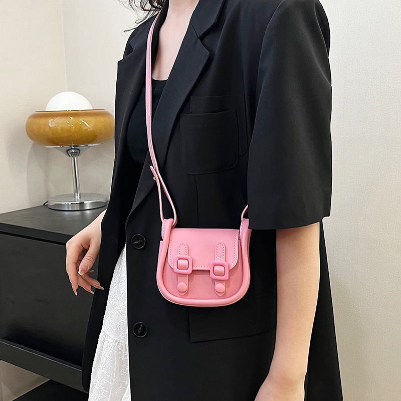 Túi Đeo Chéo Mini Thiết Kế Đơn Giản Thời Trang Mùa Hè Dành Cho NữY2K