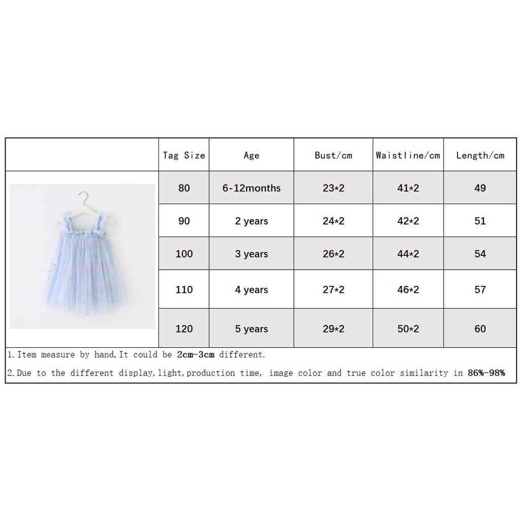 Nnjxd Đầm Công Chúa Dự Tiệc Cưới Sát Nách Đính Kim Sa Hoa Cầu Vồng Ngọt Ngào Dễ Thương Cho Bé Gái