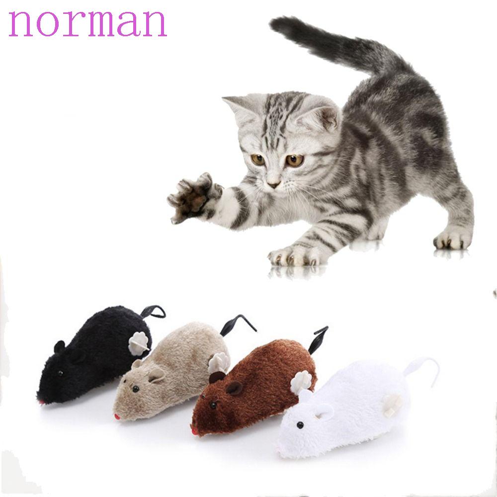 Đồ Chơi Chuột Nhồi Bông Sử Dụng Dây Cót Vui Nhộn Cho Thú Cưng