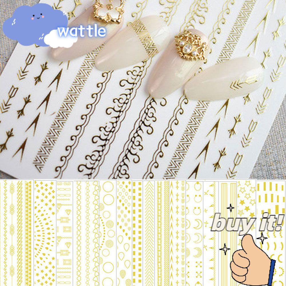 Miếng Dán Trang Trí Móng Tay Sau Lưng Dễ Sử Dụng