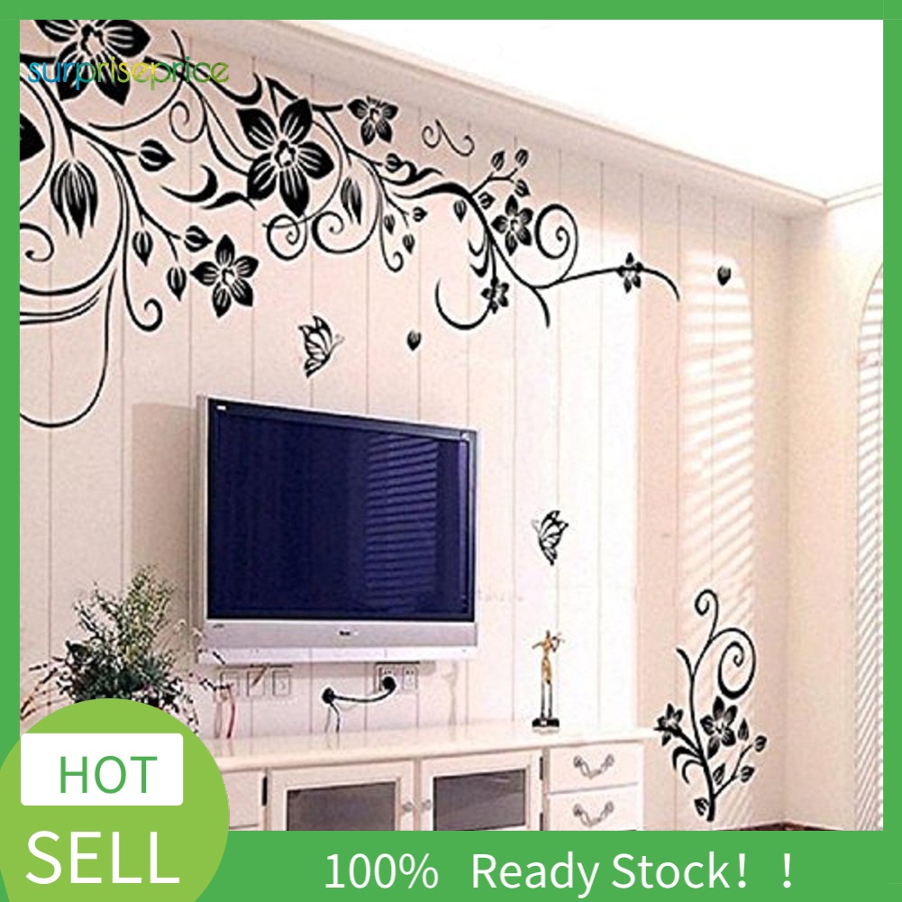 Miếng Dán Tường Chống Thấm Nước Họa Tiết Hoa Trang Trí Nhà Cửa