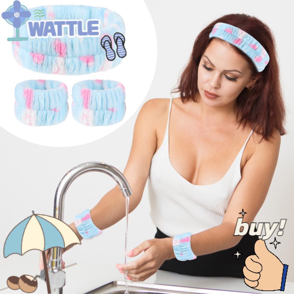 Băng Đeo Cổ Tay Bằng Sợi Micro Mềm Mại Thấm Hút Tốt Tiện Dụng Khi Rửa Mặt / Chạy Bộ / Tập Yoga