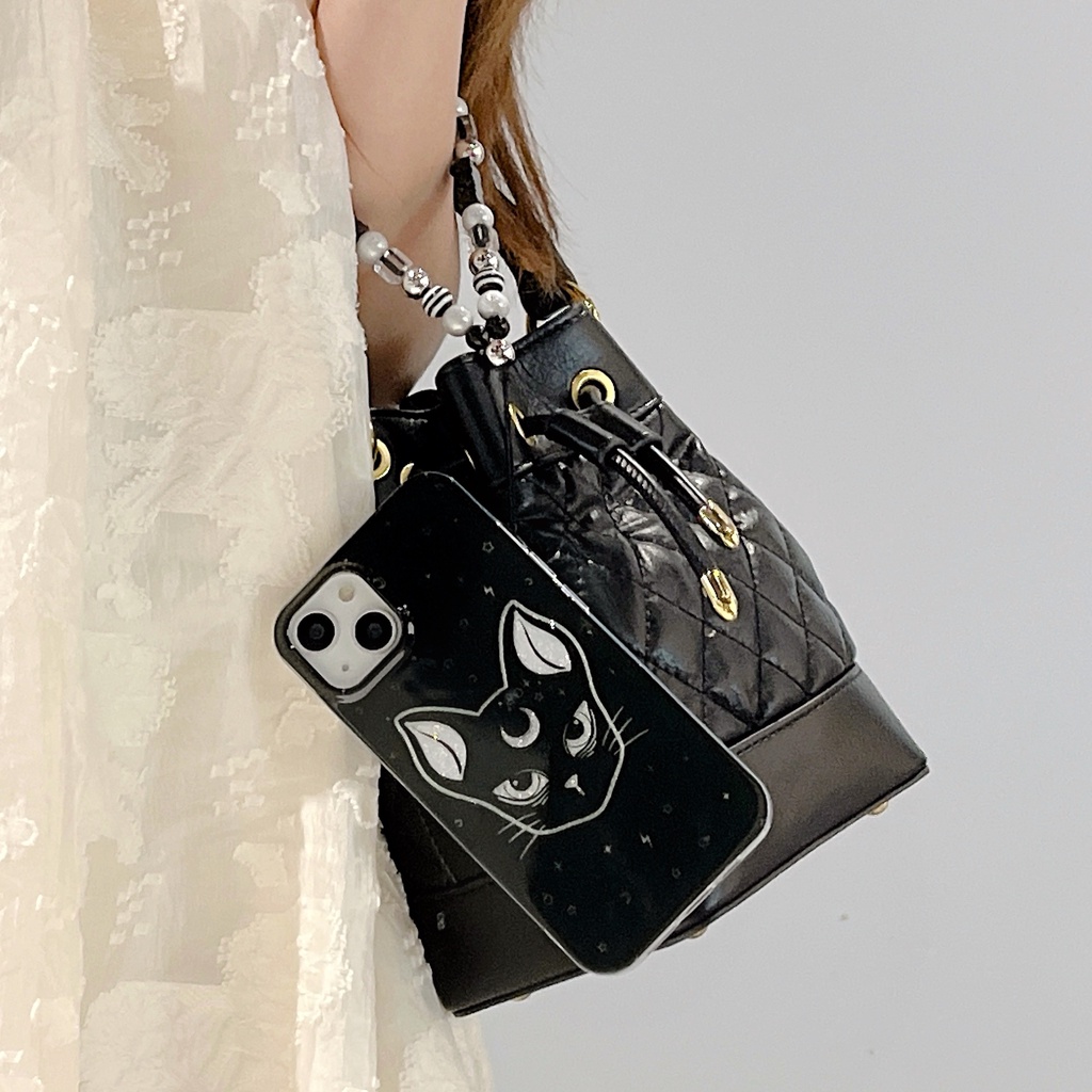 Ốp Điện Thoại TPU Mềm Trong Suốt Hai Mặt Hình Mèo / Thủy Thủ Mặt Trăng Cho iPhone 11 13 12 14 Pro Max