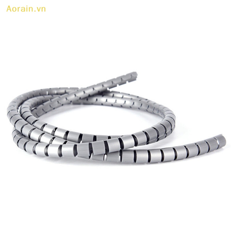 Cuộn Dây Quấn Dây Cáp Hình Xoắn Ốc Dài 1m 10 / 25mm Gọn Gàng Tiện Dụng Ống Bọc Bảo Vệ Dây Cáp Hình Xoắn Ốc Linh Hoạt Tái Sử Dụng Được