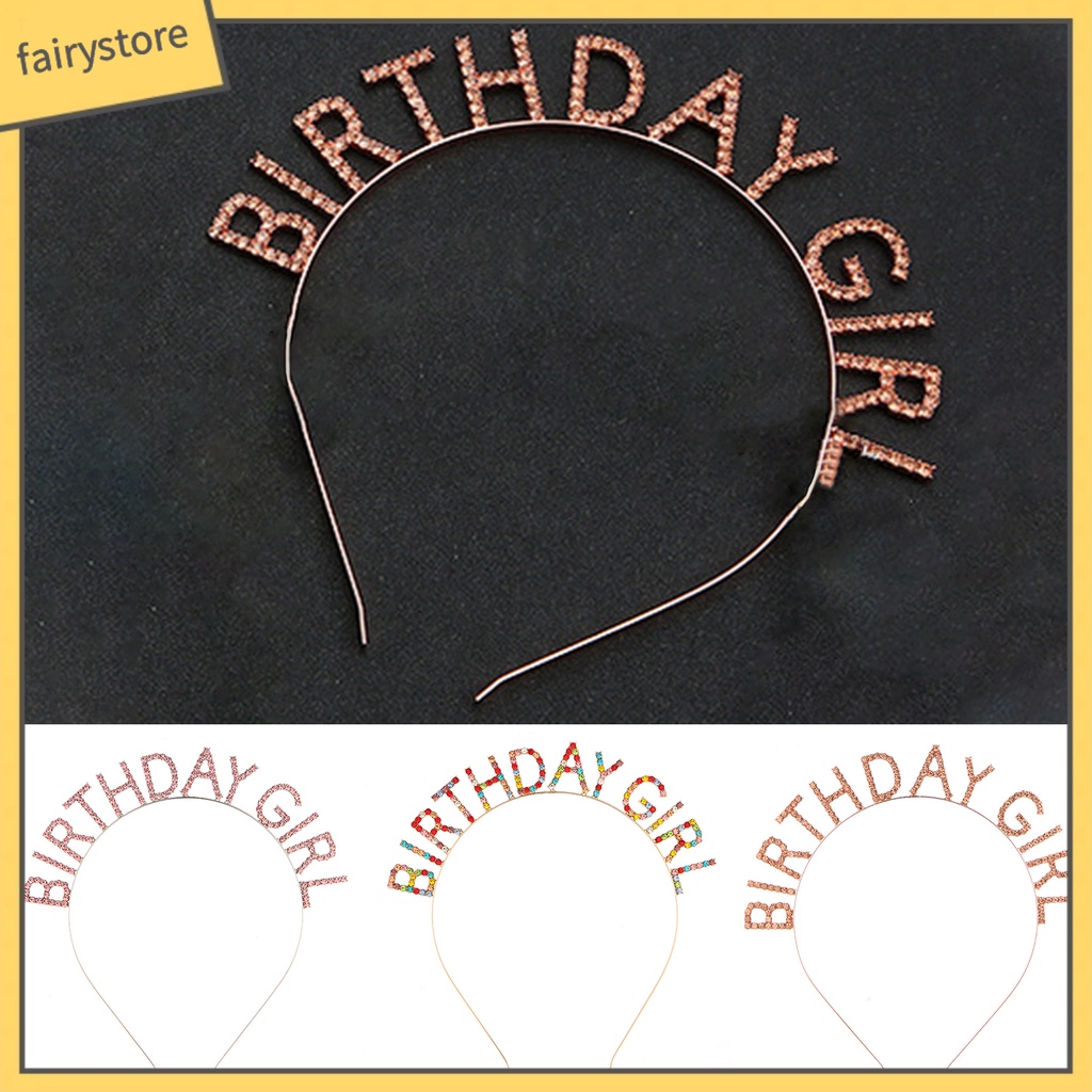 Băng Đô Cài Tóc Hình Vương Miện Đính Đá Nhiều Màu Lấp Lánh Cho Bé Gái