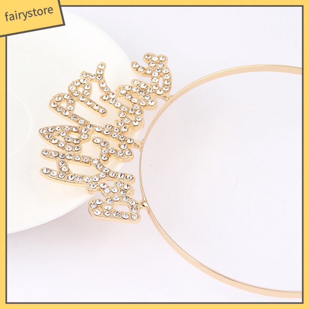 Băng Đô Cài Tóc Hình Vương Miện Bằng Hợp Kim Lấp Lánh Chống Gỉ Siêu Bền