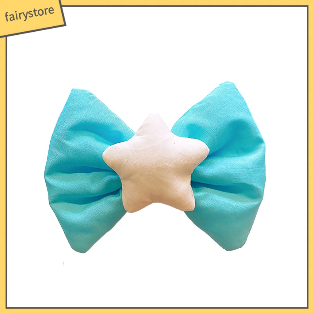 Kẹp Tóc Hình Ngôi Sao / Nơ Màu Sắc Huỳnh Quang Xinh Xắn Cho Bé
