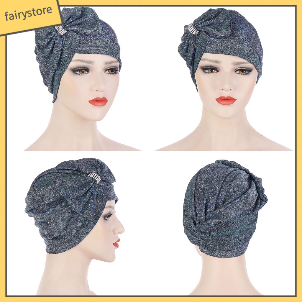 Mũ Trùm Đầu Polyester Co Giãn Nhiều Màu Sắc Dành Cho Nữ