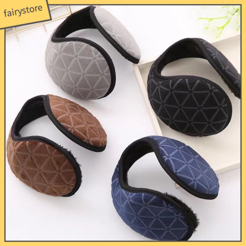 Chụp Tai Giữ Ấm Mùa Đông Siêu Mềm Dày Dặn Chống Gió Cho Nam