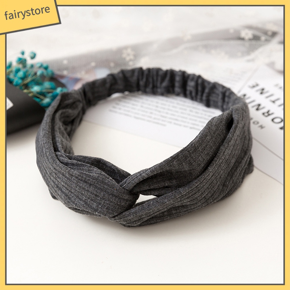 Băng Đô Thắt Nút Chéo Thời Trang Cho Nữ