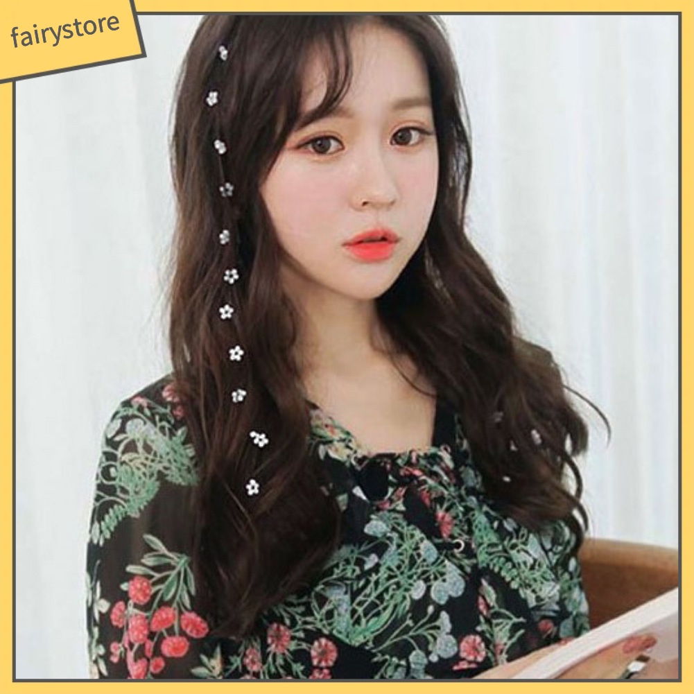 Lược Cài Tóc Vô Hình Họa Tiết Hoa Xinh Xắn Cho Nữ