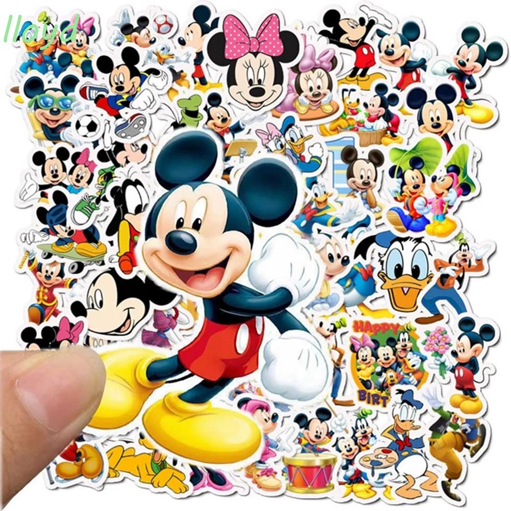 Miếng Dán Trang Trí Hình Mickey Minnie Dễ Thương