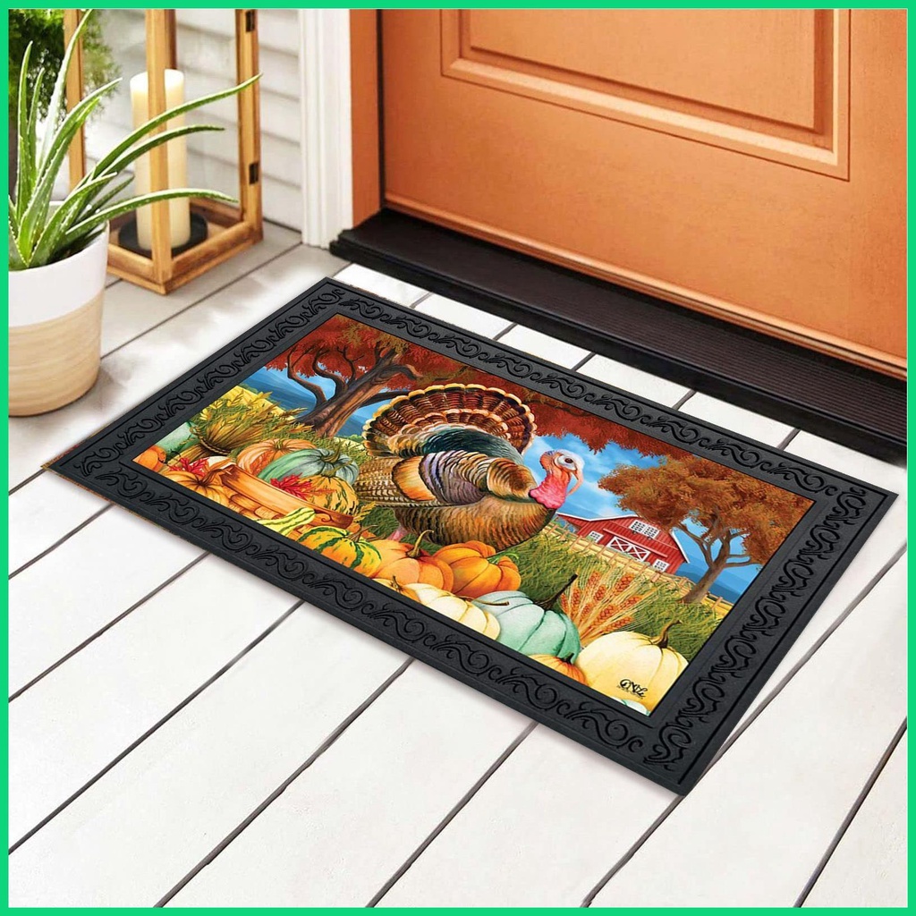 Thảm Lót Sàn Nhà Bằng Vải Nhung Pha Lê Siêu Thấm Nước Chống Trượt Kích Thước 40x60cm Có Thể Giặt Sạch Tiện Dụng Cho Jiwv