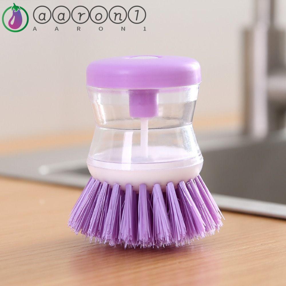 Aaron1 Cọ Rửa Chén / Xà Phòng Mềm Mại Tiết Kiệm Không Gian Tiện Dụng Cho Nhà Bếp