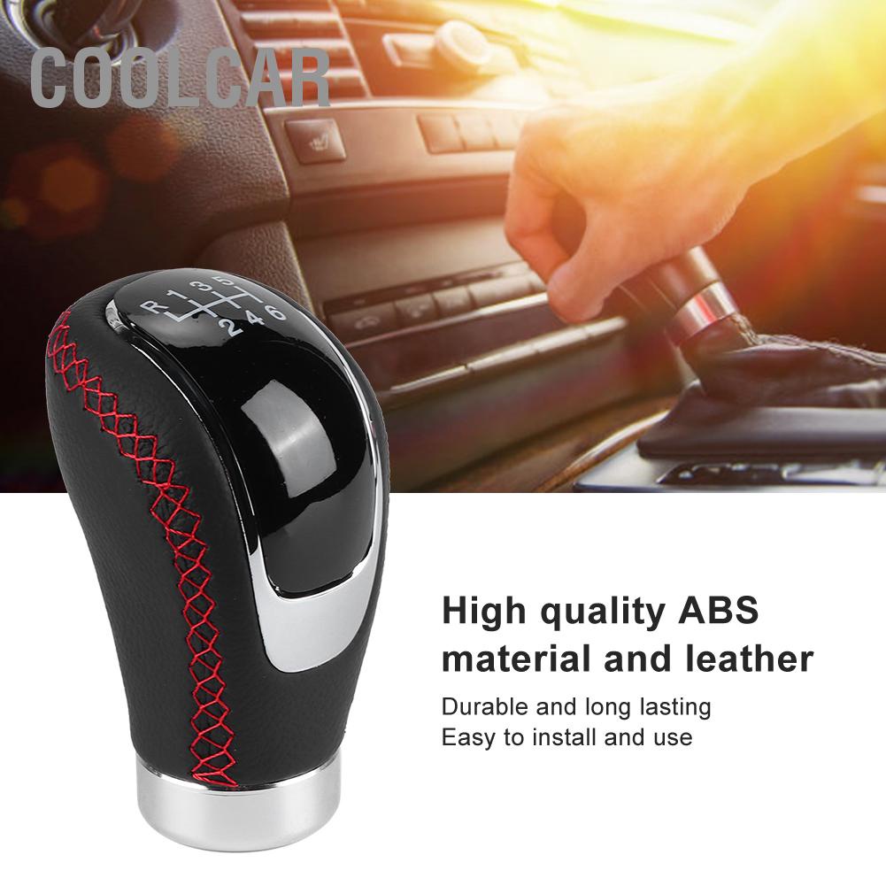Tay nắm cần số ô tô - Núm Tay Gạt Cần Số - Đầu Sang Số Đòn Bẩy Bóng Ném Da Năng cho Đa năng Ô Tô Bánh Răng Chuyển Dịch Núm Dính - CoolCar
