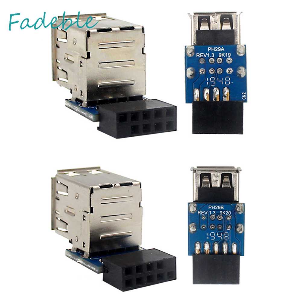 Đầu Nối Bo Mạch Chủ Cổng Usb 2.0 9Pin / 10P