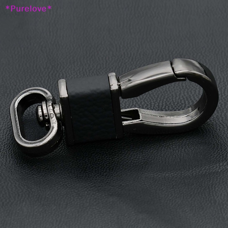 Móc Chìa Khóa Bằng Da Và Kim Loại Thời Trang Mới