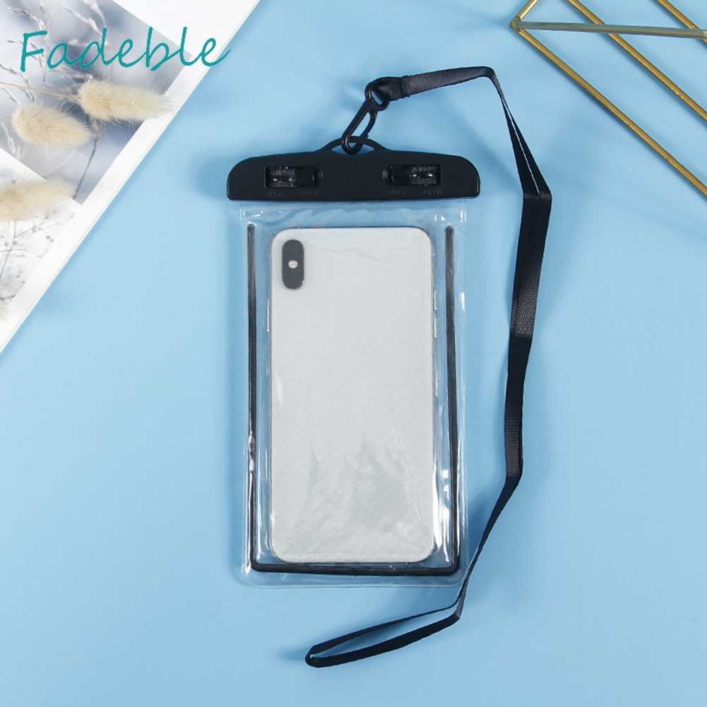 Túi Đựng Điện Thoại Chống Thấm Nước Màn Hình Cảm Ứng Dạ Quang Dùng Khi Đi Bơi