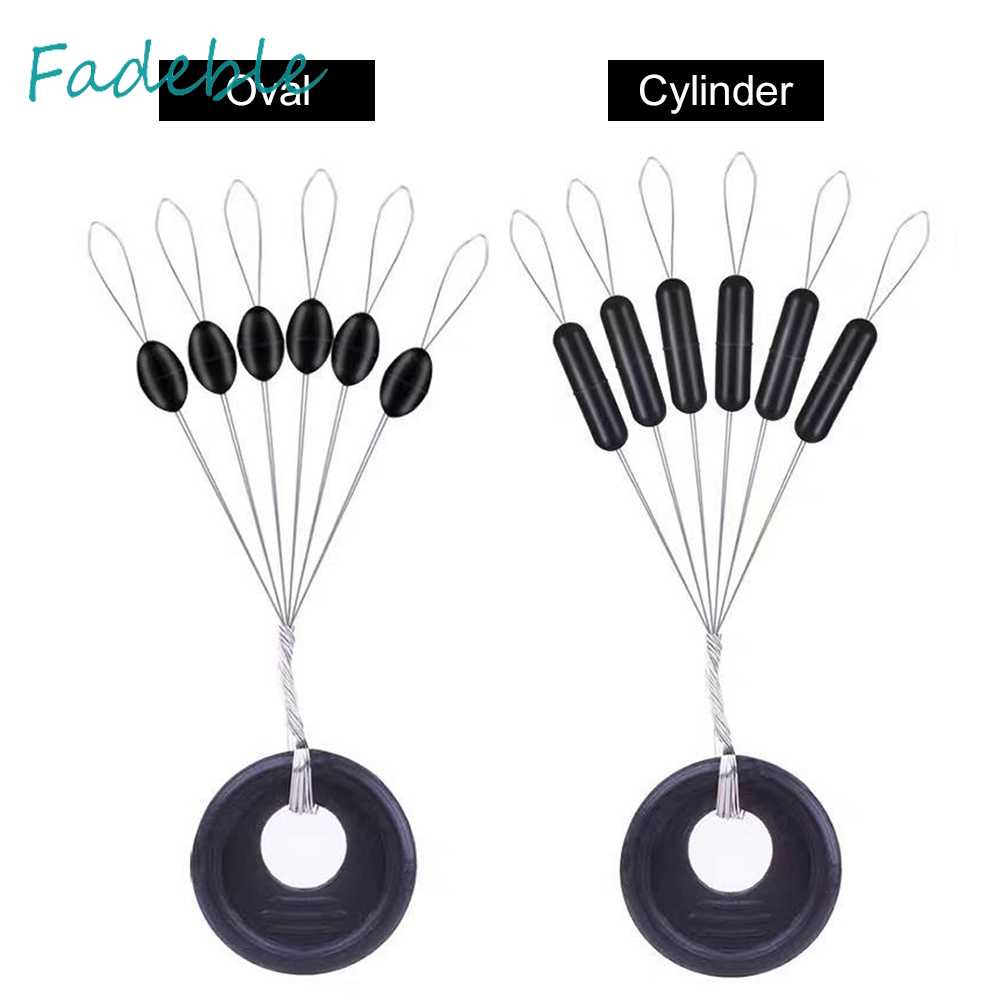 Bộ 60 / 10 / 10 Phụ Kiện Chặn Dây Câu Cá Bằng Cao Su Chuyên Dụng