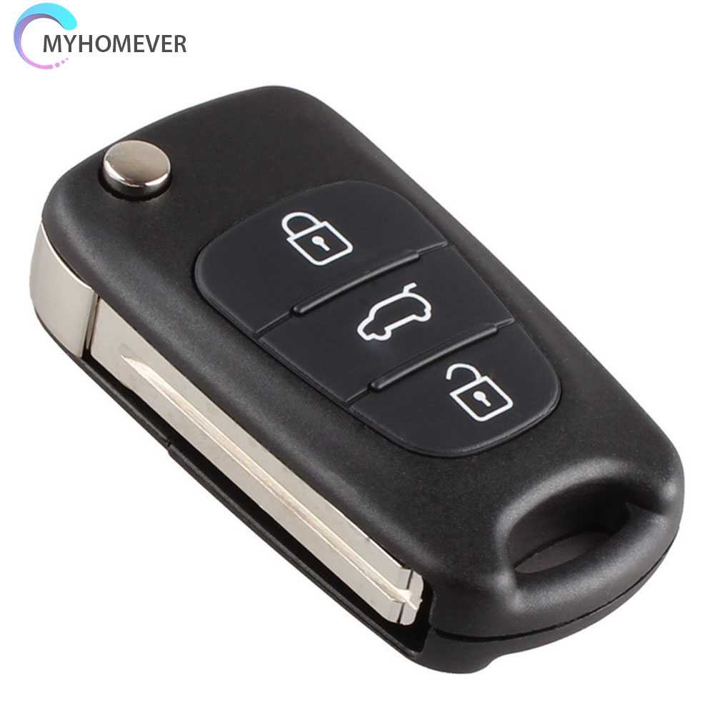 Vỏ Chìa Khóa 3 Nút Bấm Thay Thế Cho KIA K2 K5 HYUNDAI KIA