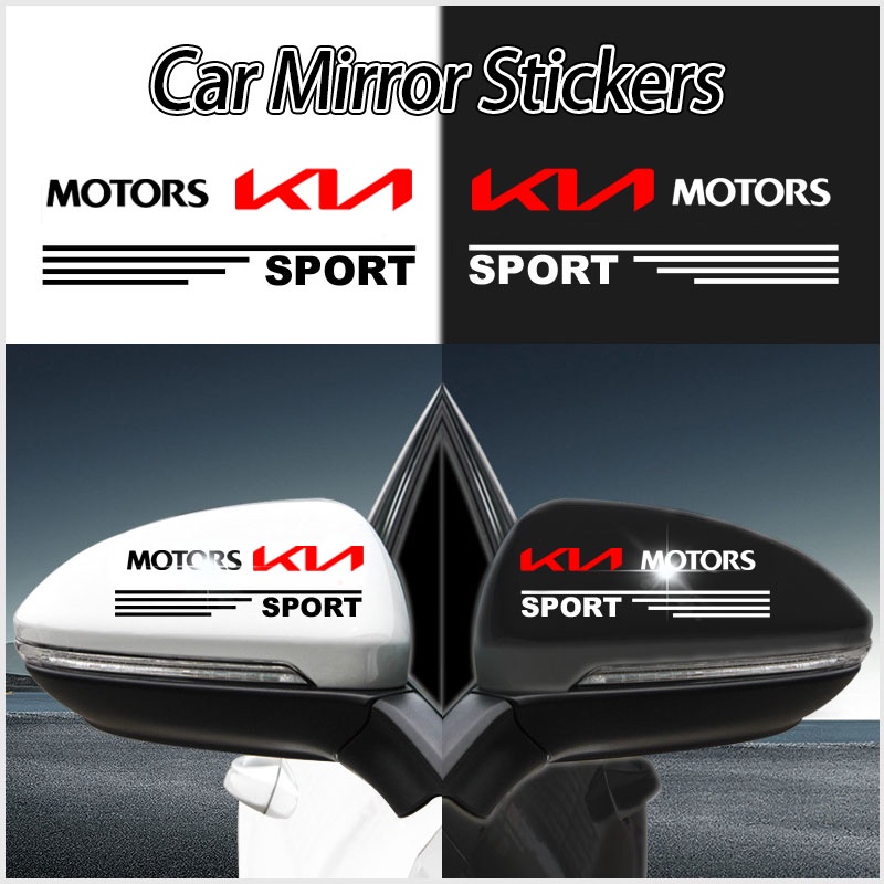 Bộ 20% Nhãn Dán Chống Trầy Trang Trí Gương Chiếu Hậu Xe Hơi Kia Kn Cho Seltos Kx3 Bongo Sonet K3 Sorento Soluto Picanto Sedona