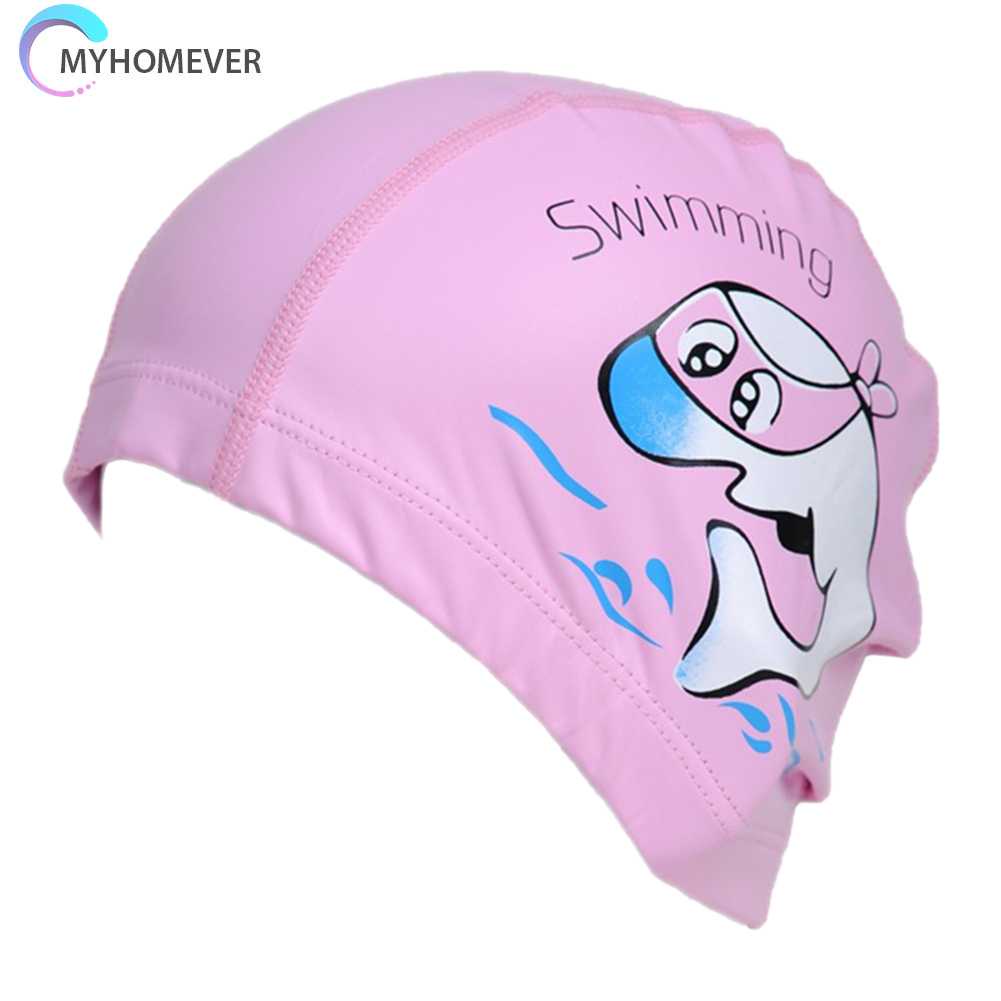 Mũ Bơi Chất Liệu PU Mềm Mại Thoải Mái Cho Bé
