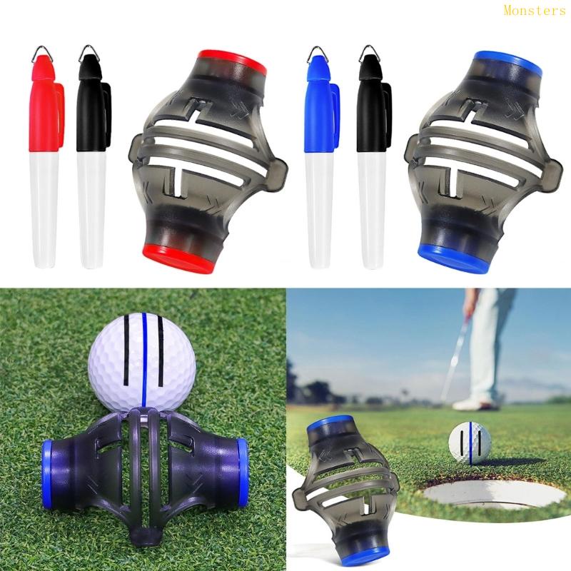 Bộ Dụng Cụ Vẽ Và Đánh Dấu Vị Trí Gậy Đánh Dấu Bóng Golf Xoay 360 Độ Tiện Dụng