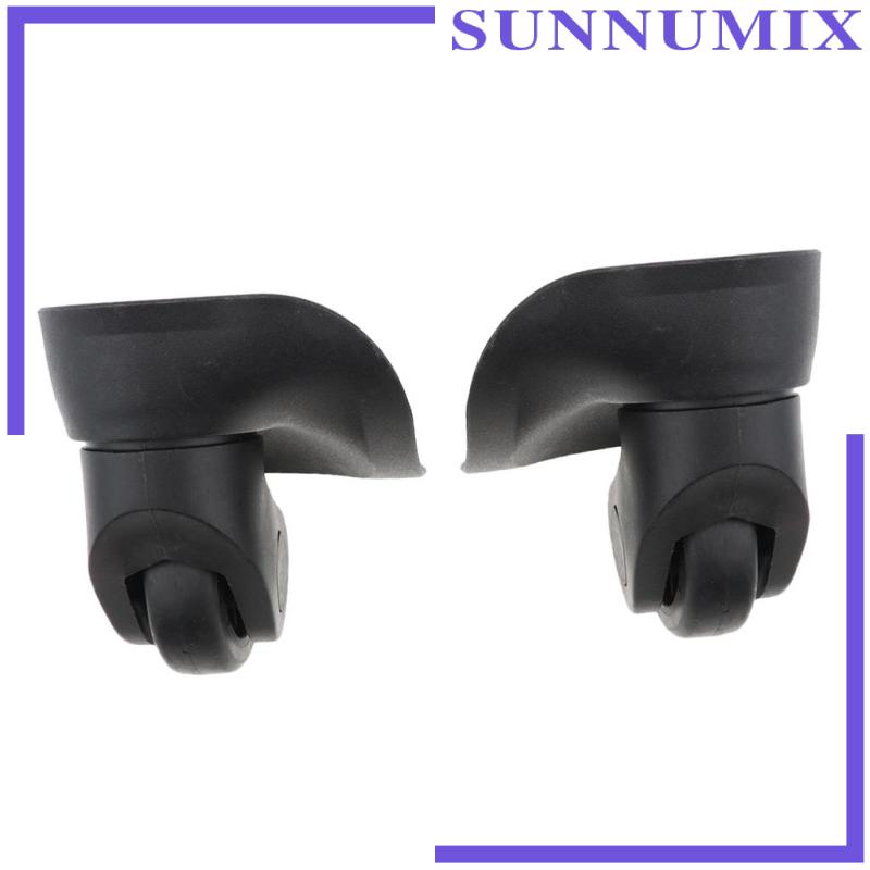 [Sunnimix] Bánh Xe Đẩy Hành Lý Du Lịch Màu Đen Kích Thước Lớn