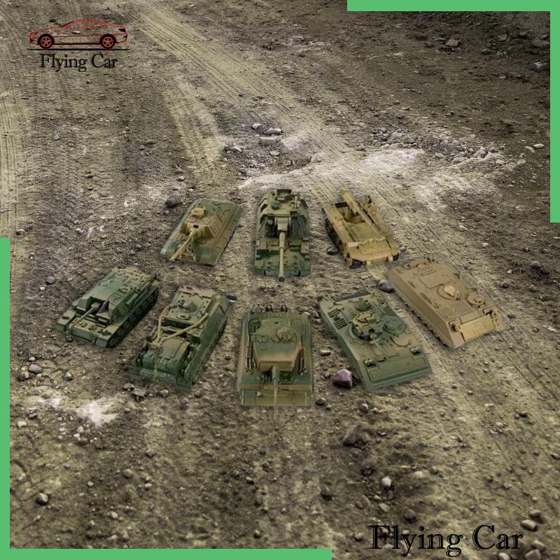 [Lzdjfmy2] 8 Mô Hình Xe Tăng Mini Tỉ Lệ 1: 72 Trang Trí Nhà Búp Bê