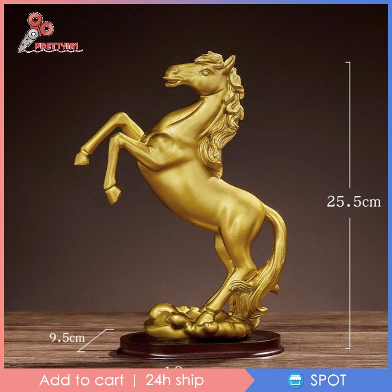 [Prettyia1] Tượng Ngựa Trang Trí Để Bàn Cửa Hàng