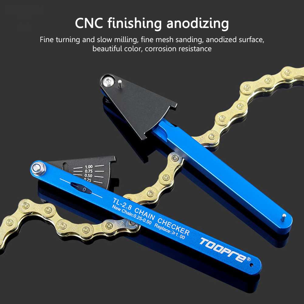 Đồng Hồ Đo Dây Xích Xe Đạp Leo Núi Bằng Nhôm Chuyên Dụng