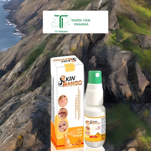 SKIN MANGO - Chai xịt thủy đậu, giời leo, herpes, zona thần kinh, kiến ba khoang  TAMPHARMA