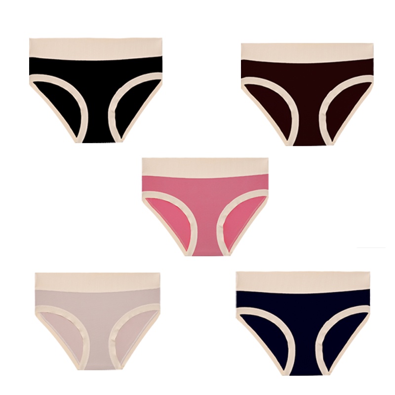 CuteByte Quần Lót Cotton Lưng Cao Co Giãn Thoáng Khí Thoải Mái Cho Nữ