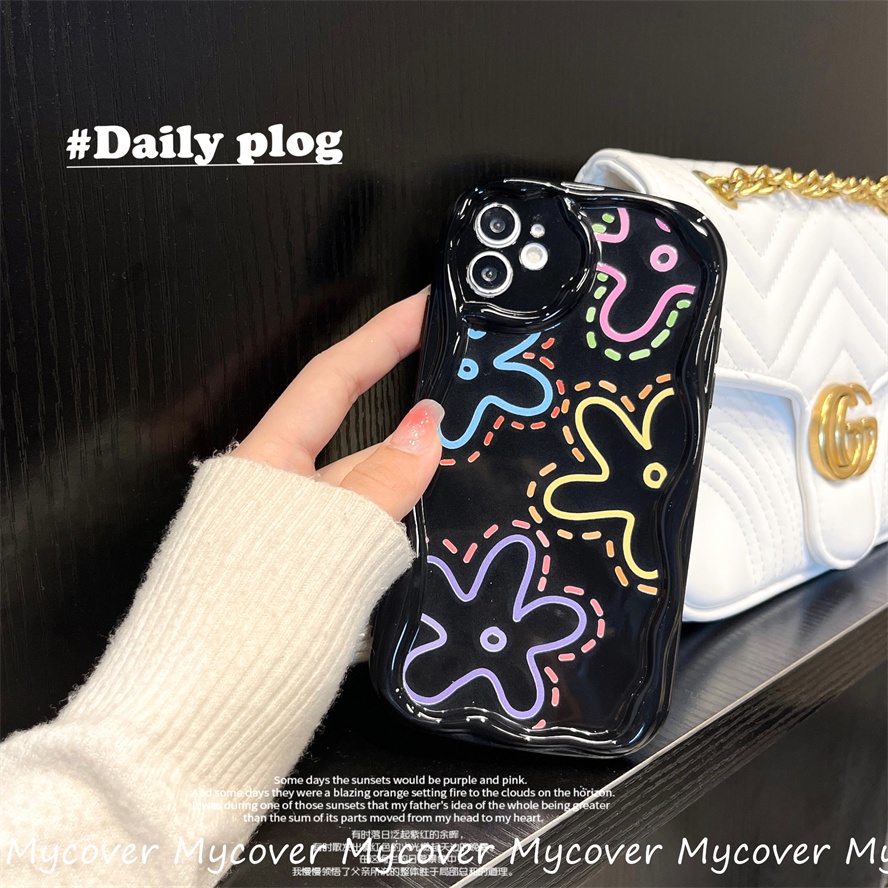 Ốp Điện Thoại Silicone Mềm Chống Sốc In Hình Hoa Cho iPhone 11 12 13 14 Pro Max X Xr Xs 8 7 6 Plus SE 2020