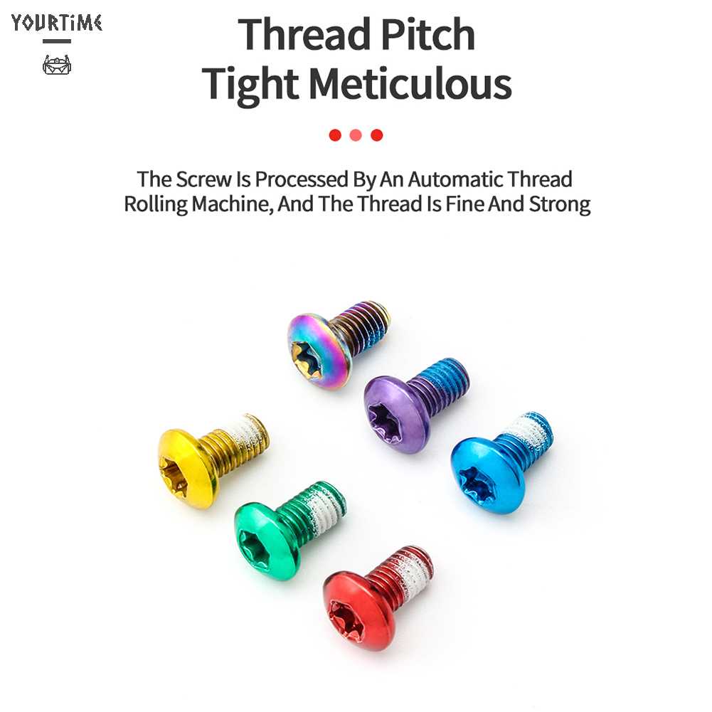 Bộ 12 Ốc Vít T25 M5x9mm Cho Đĩa Phanh Xe Đạp