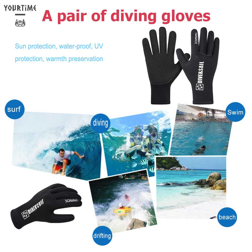 Găng Tay Thể Thao Neoprene Giữ Ấm Khi Lặn &amp; Lướt Sóng