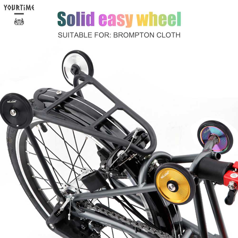 1 Bánh Xe Đạp Dễ Dàng Gấp Mở Cho Brompton CNC