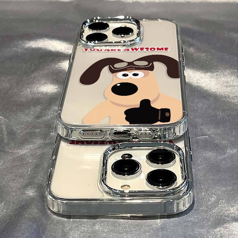 ✅Ốp Điện Thoại Mềm Chống Sốc In Hình Chú Chó Bay Đơn Giản Cho Iphone 81114promax 7 12 13plus