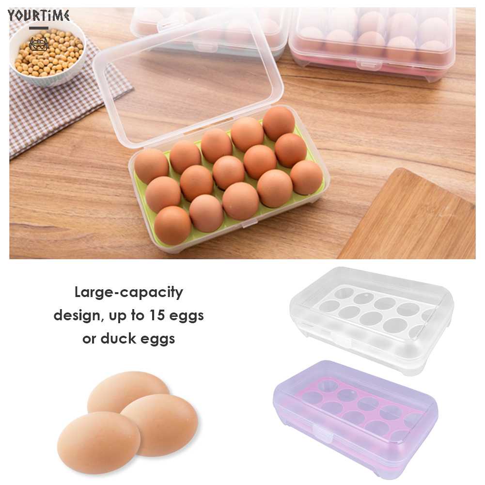 Giá Đỡ Trứng 15 Ngăn Bằng Nhựa Tiện Dụng