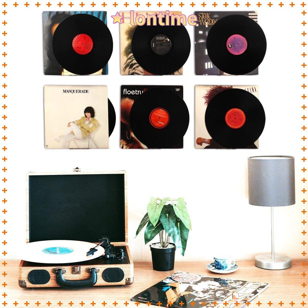 Set 6 Giá Đỡ Đĩa Ghi Âm Để Bàn Trang Trí Đa Ứng Dụng