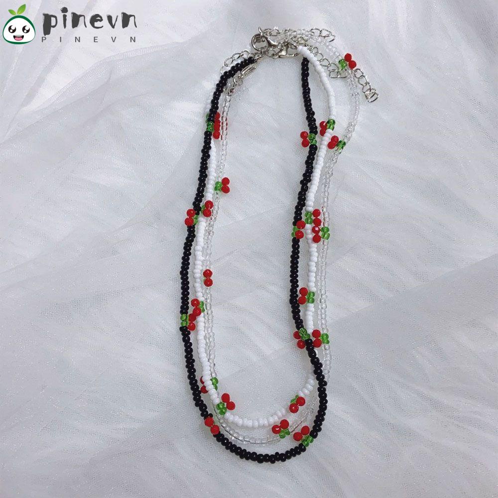 Vòng cổ Trong Suốt Đính Hạt Phong Cách Boho