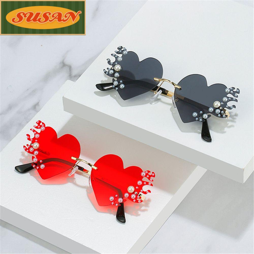 Kính Mát Hình Trái Tim Chống Tia UV400