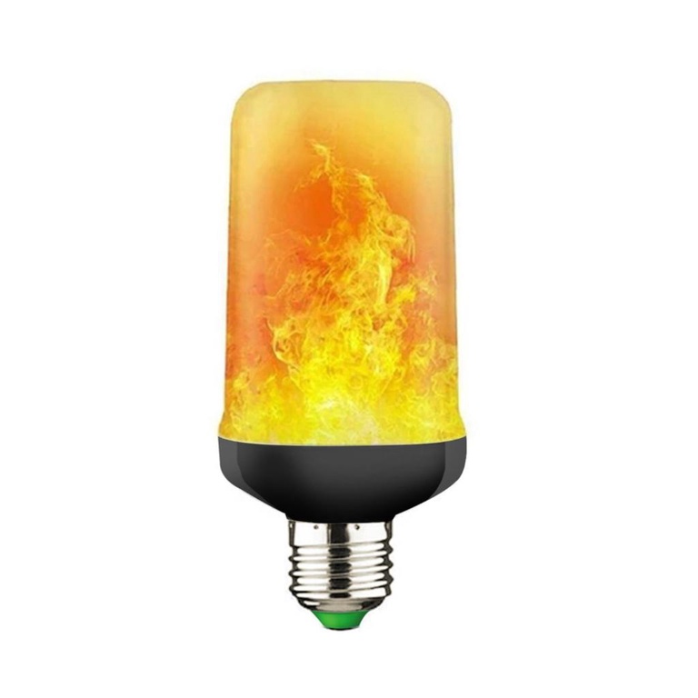 =Christmas=Led Flame Bulb Simulation Dynamic Flame Effect Flashing Mode E27 Light